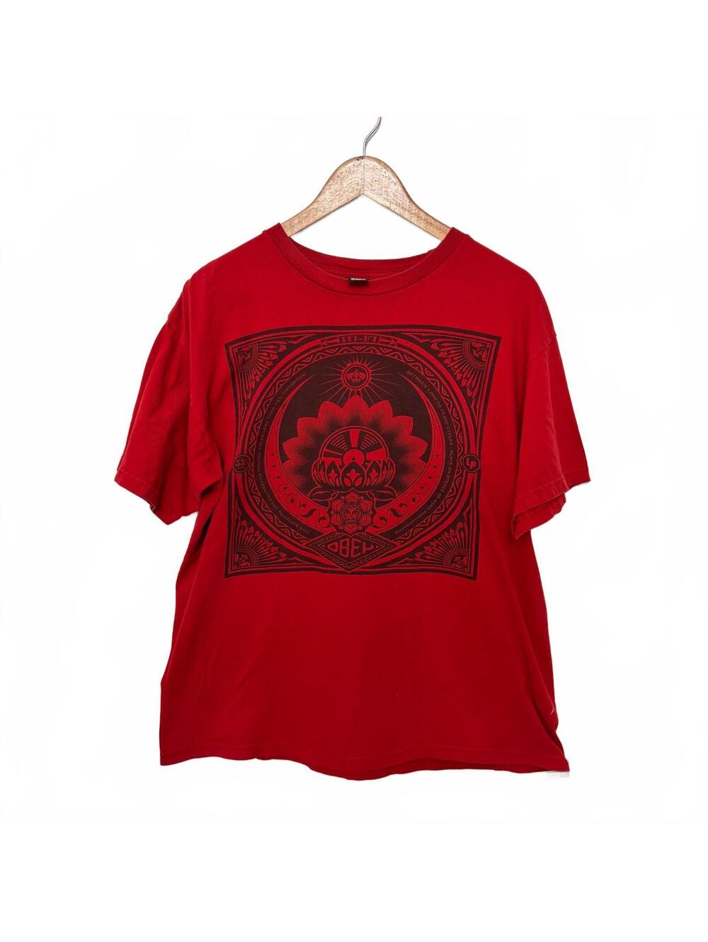 Red Obey Tee